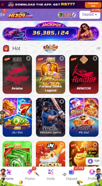 Hi309 Game home page